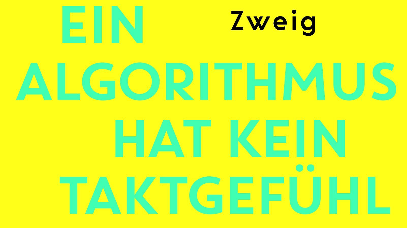 Cover ein Algorithmus hat kein Taktgefühl Verlinkung zu Was ist ein Algorithmus?