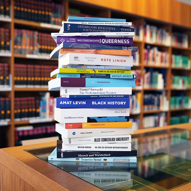 Foto einiger unserer neuen Publikationen im 2. Halbjahr 2025. Beim Klick auf das Bild gelangt man zur Übersicht der Neuheiten.