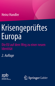 Buchtitel von "Krisengeprüftes Europa", extern verlinkt mit der Detailseite unseres Online-Shops. 