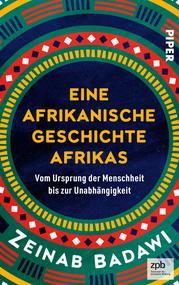 Buchtitel von "Eine afrikanische Geschichte Afrikas", extern verlinkt mit der Detailseite unseres Online-Shops. 