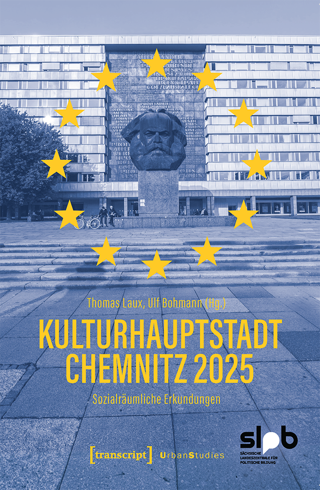 Buchtitel von "Kulturhauptstadt Chemnitz", extern verlinkt mit der Detailseite unseres Online-Shops. 