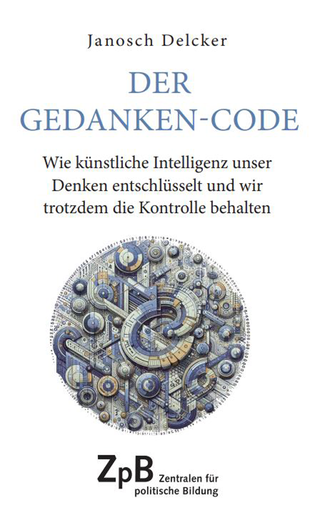 Buchtitel von "Der Gedankencode", extern verlinkt mit der Detailseite unseres Online-Shops. 