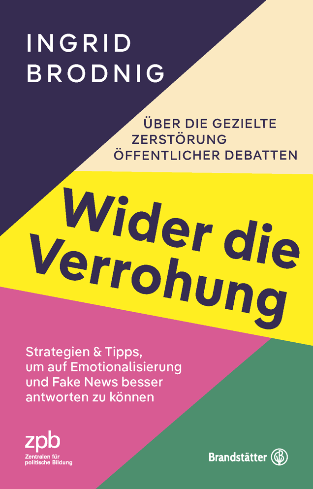 Buchtitel von "Wider die Verrohung", extern verlinkt mit der Detailseite unseres Online-Shops. 